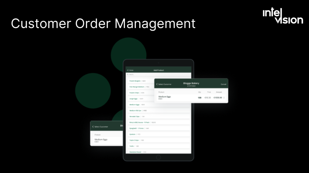 Intelvision created Rapid Order customer order management