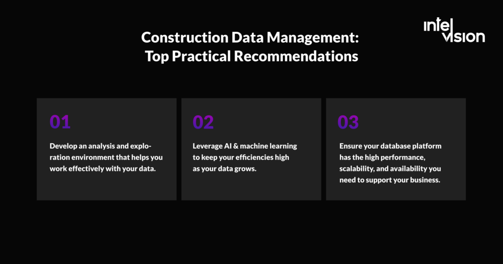 Construction data management: challenges and benefits - Intelvision