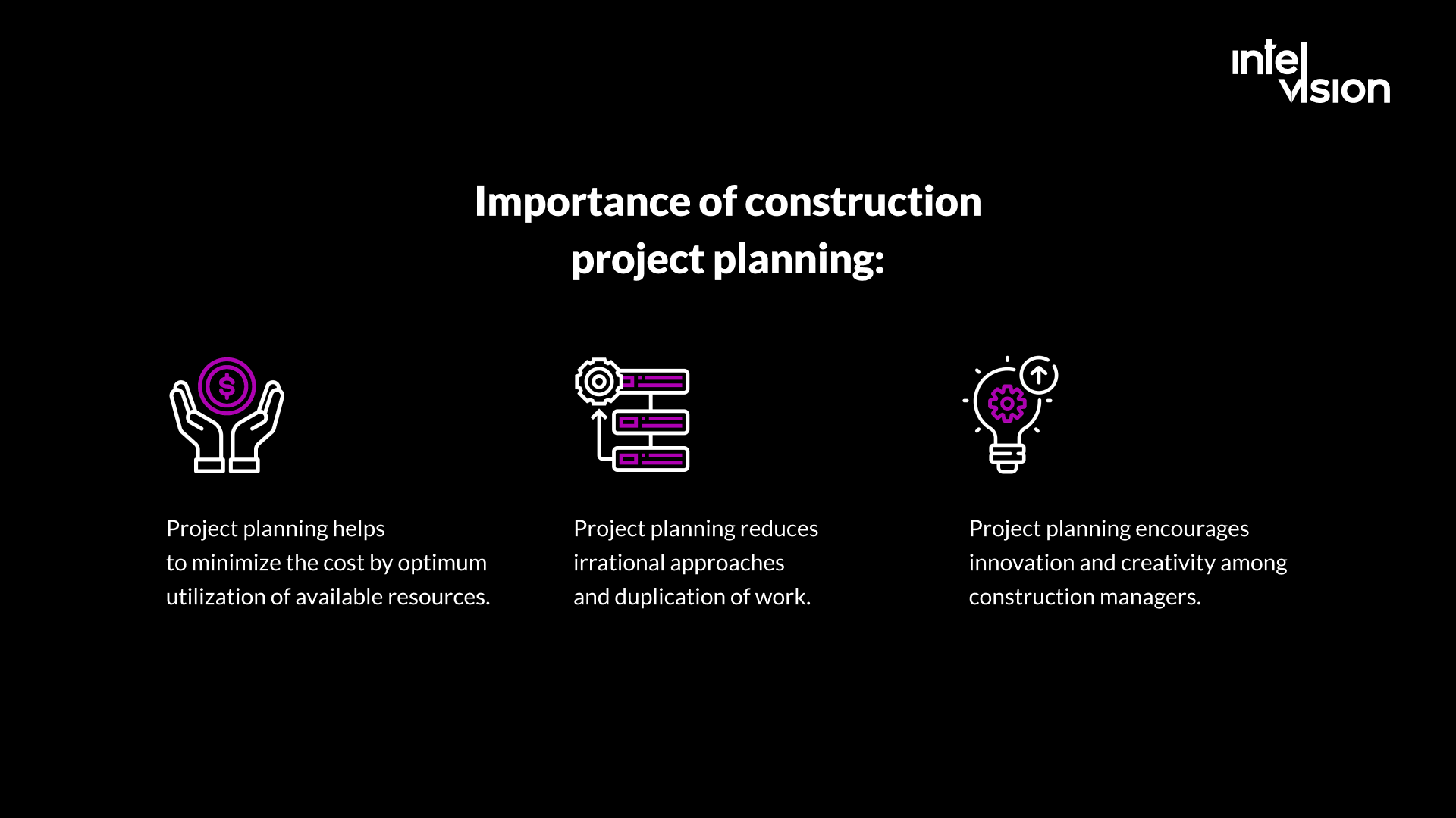Importance of construction project planning