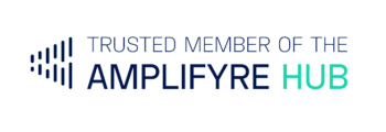 Intelvision light logo of Amplifyre Hub company